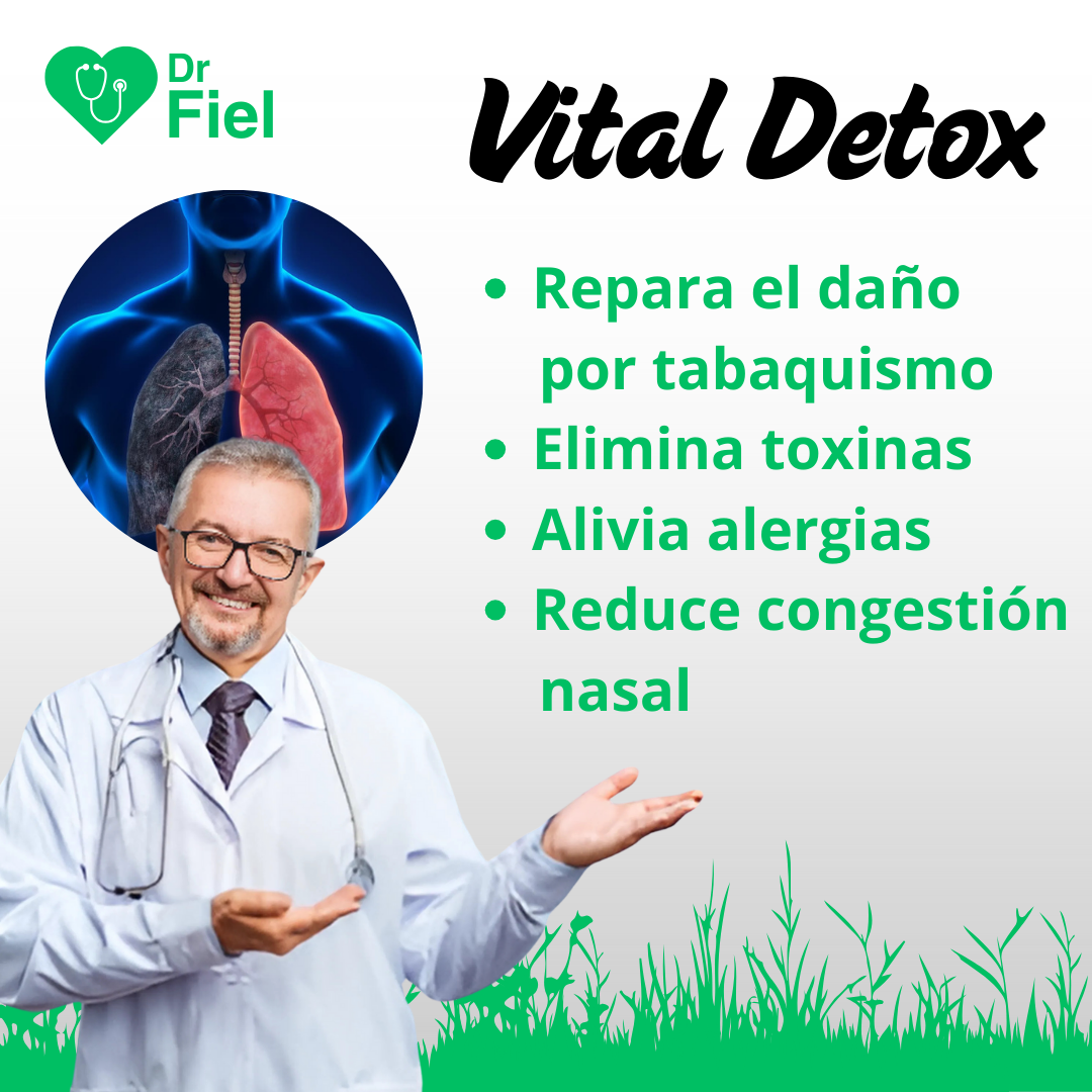 Vital Detox ™ - ¡El MEJOR Limpiador respiratorio! - Paga en CASA