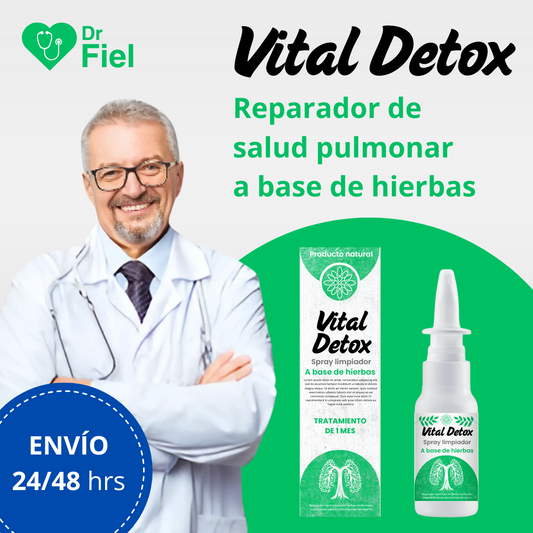 Vital Detox ™ - ¡El MEJOR Limpiador respiratorio! - Paga en CASA